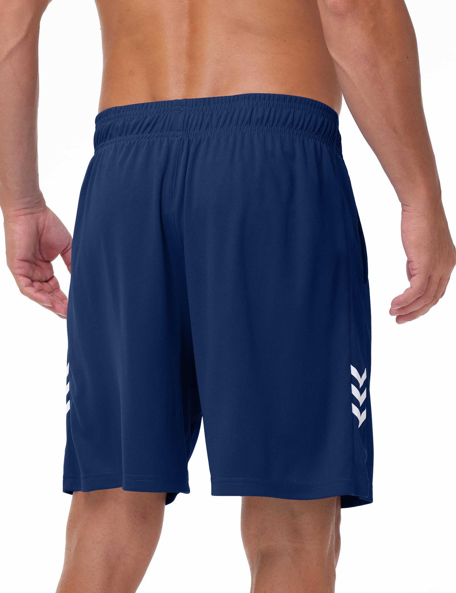 Pantalón Corto Hombre Deporte Paquete 3 Correr Shorts Secado Rápido Bolsillos