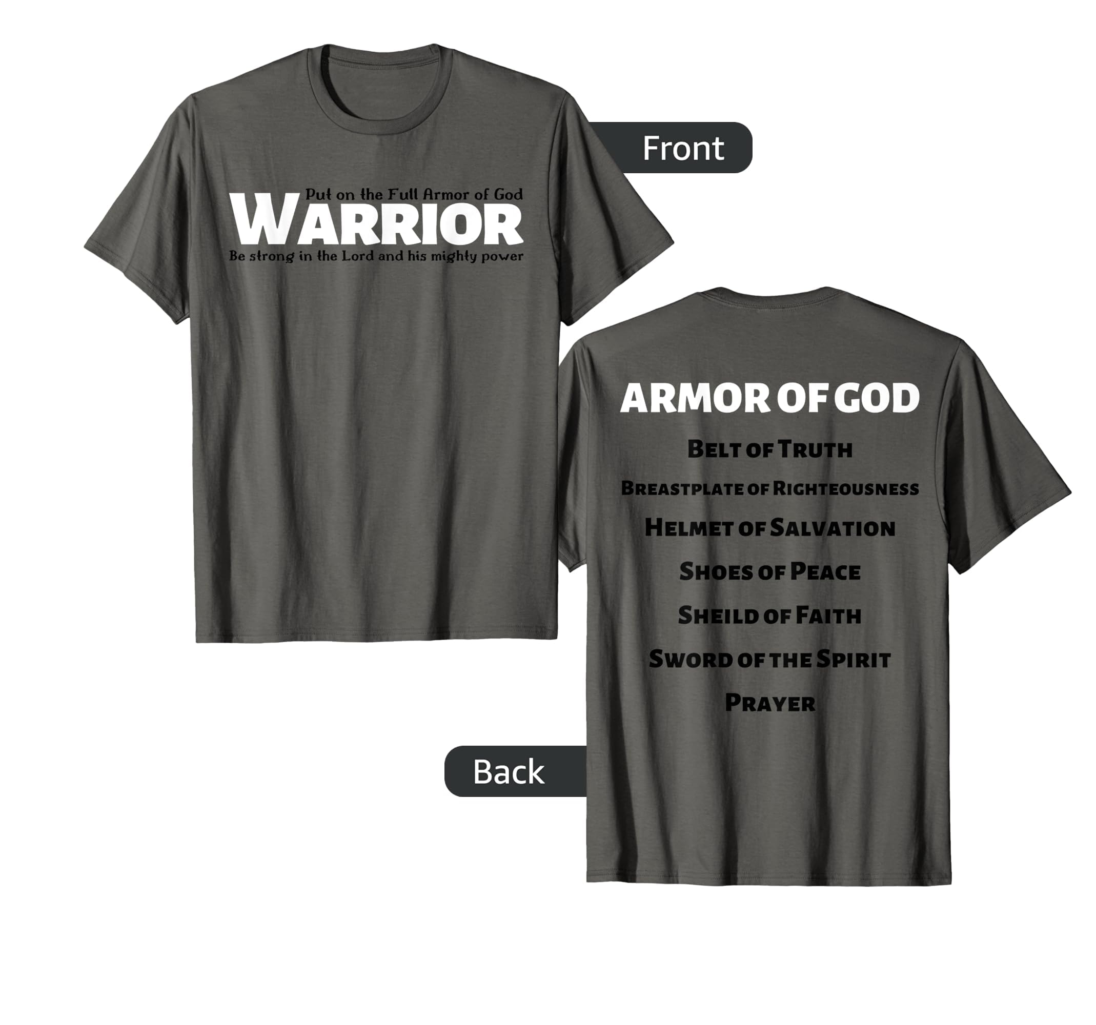 Warrior Full Armor of God T-Shirt