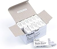 Vista 1 de Pentel Refill Erasers Para lápices de la serie Twist-Erase de Pentel - 36 unidades (E10)
