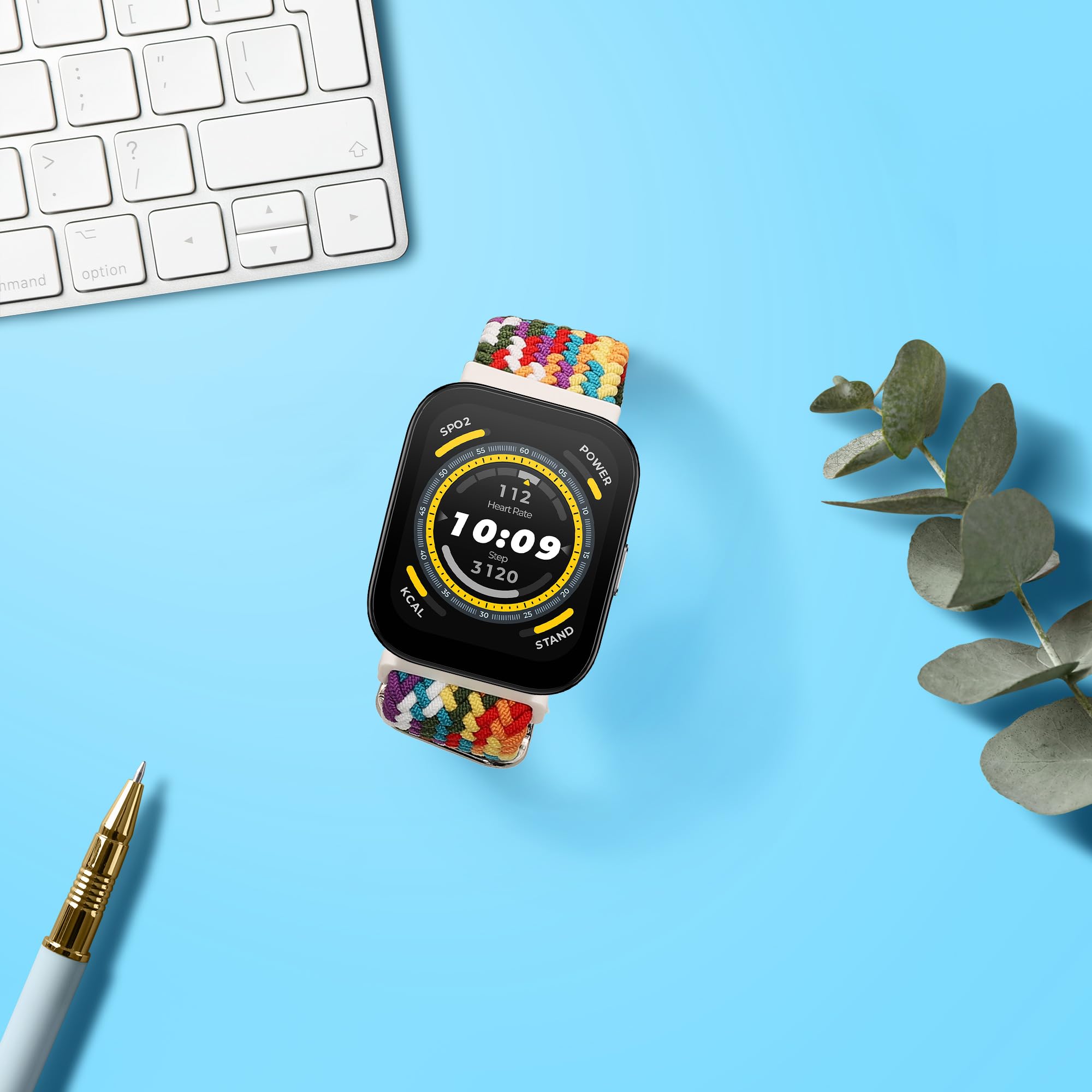 kwmobile 2x Ersatzarmband für Huami Amazfit Bip 5 Unity / Amazfit Bip 5 / Smartwatch, 2-tlg