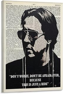 TYPOART Bill Hicks Quote, Richard Pryor Art, Bill Hicks Print, Bill Hicks Poster Canvas Posters Wall Decor Paintings for Living Room Bathroom Bedroom Frame 12x18inch(30x45cm)