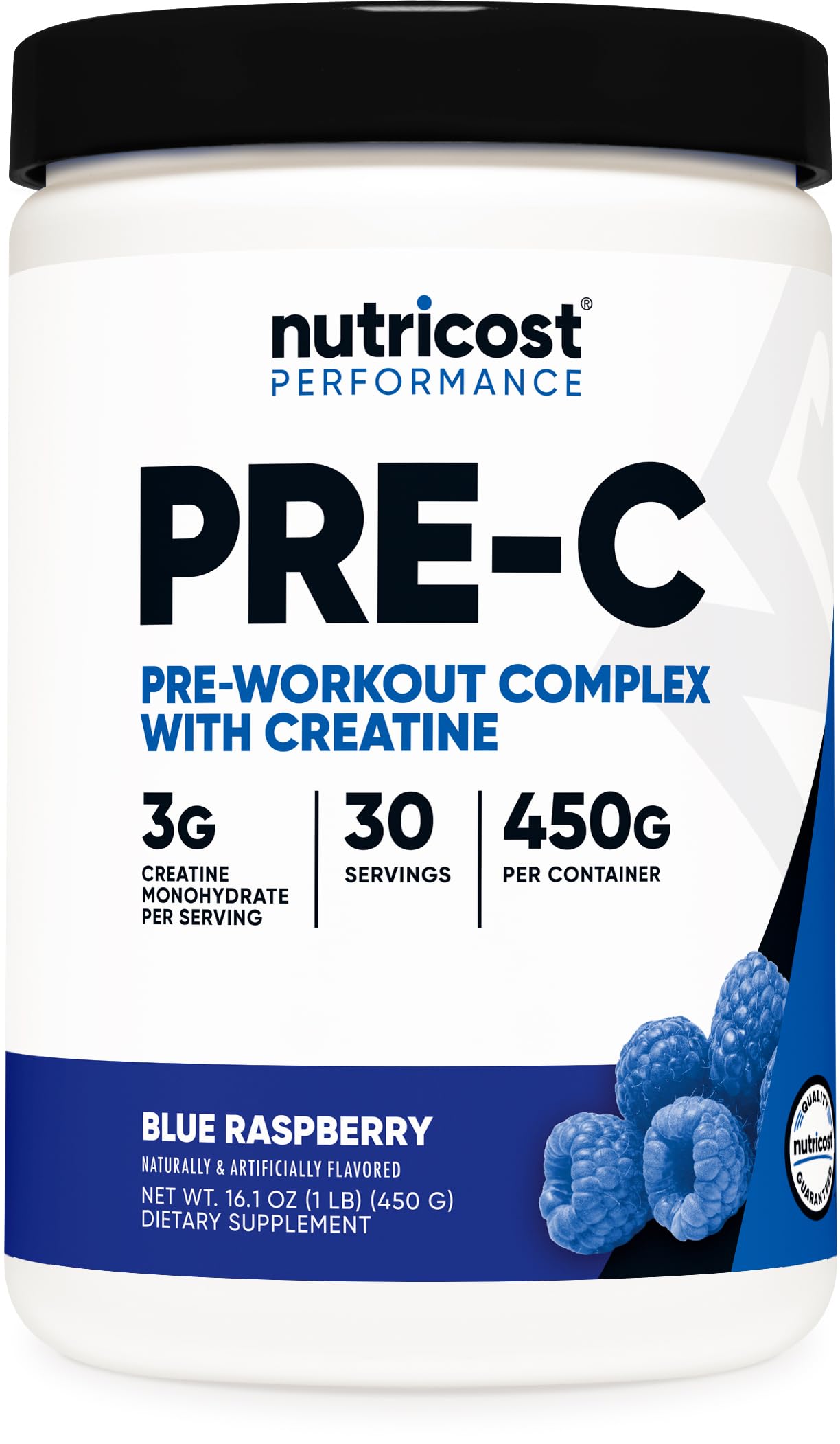 Nutricost Pre-C Pre-Workout Complex Blue Raspberry