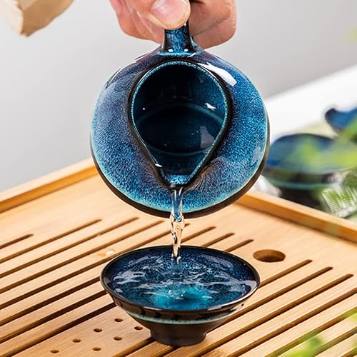 Miniatura 4 de UPKOCH Juego de té de gama alta para servir tazas de té estilo vintage ideal para regalo de inauguración de la casa