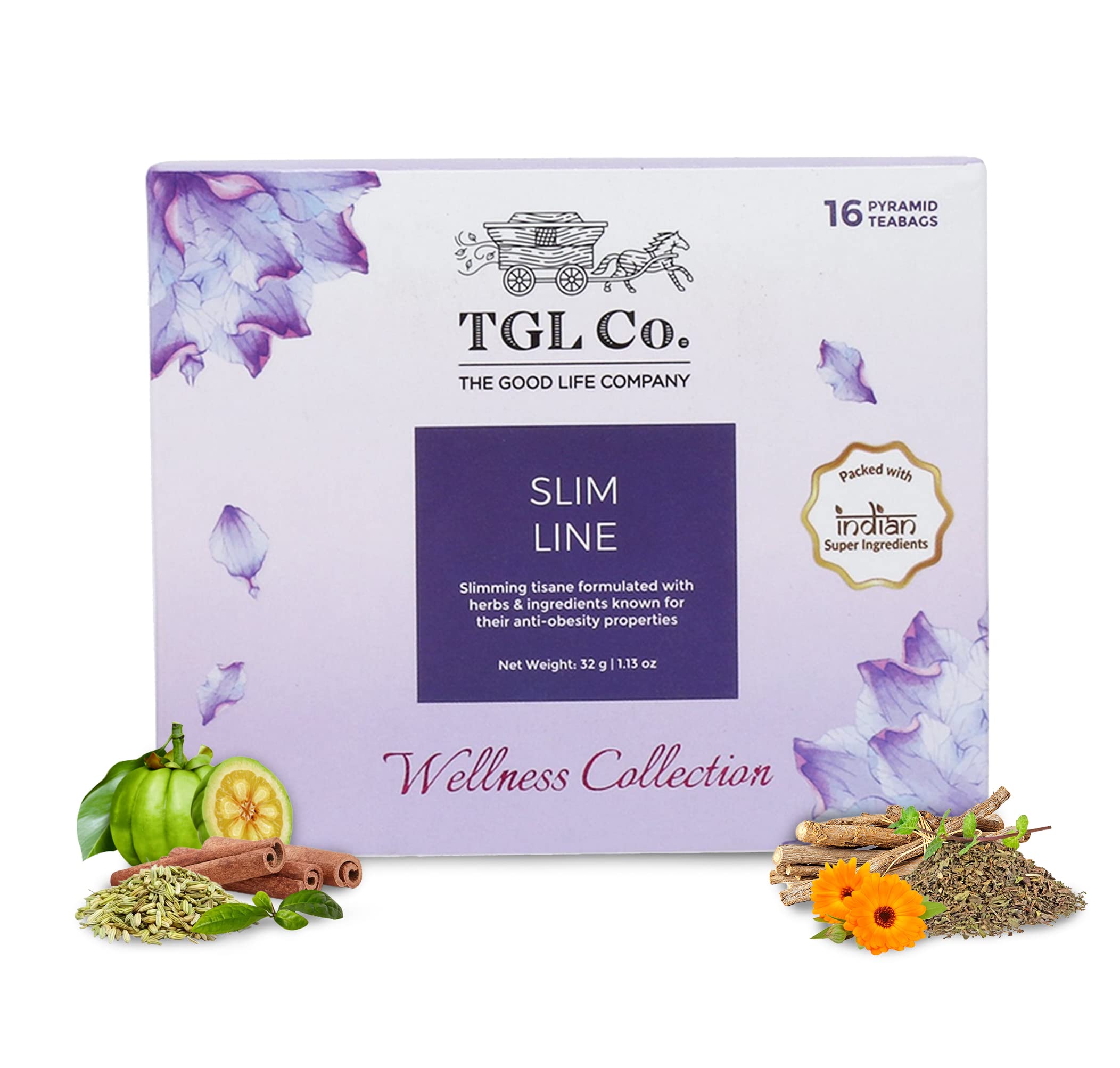 TGL Co. Slim Line Green 16 Tea Bags | Body Detox Prosperities | Relives Constipation | Aids Metabolism | Healthy Digestion (B07SBJ4W6C) Amazon Price History, Amazon Price Tracker