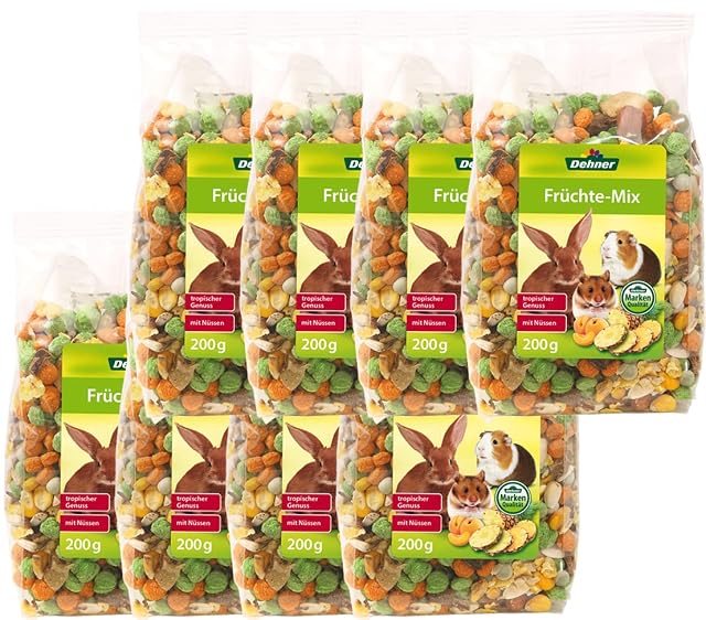Dehner Alimento para roedores Rico en vitaminas, Rico en minerales, para Conejos y roedores