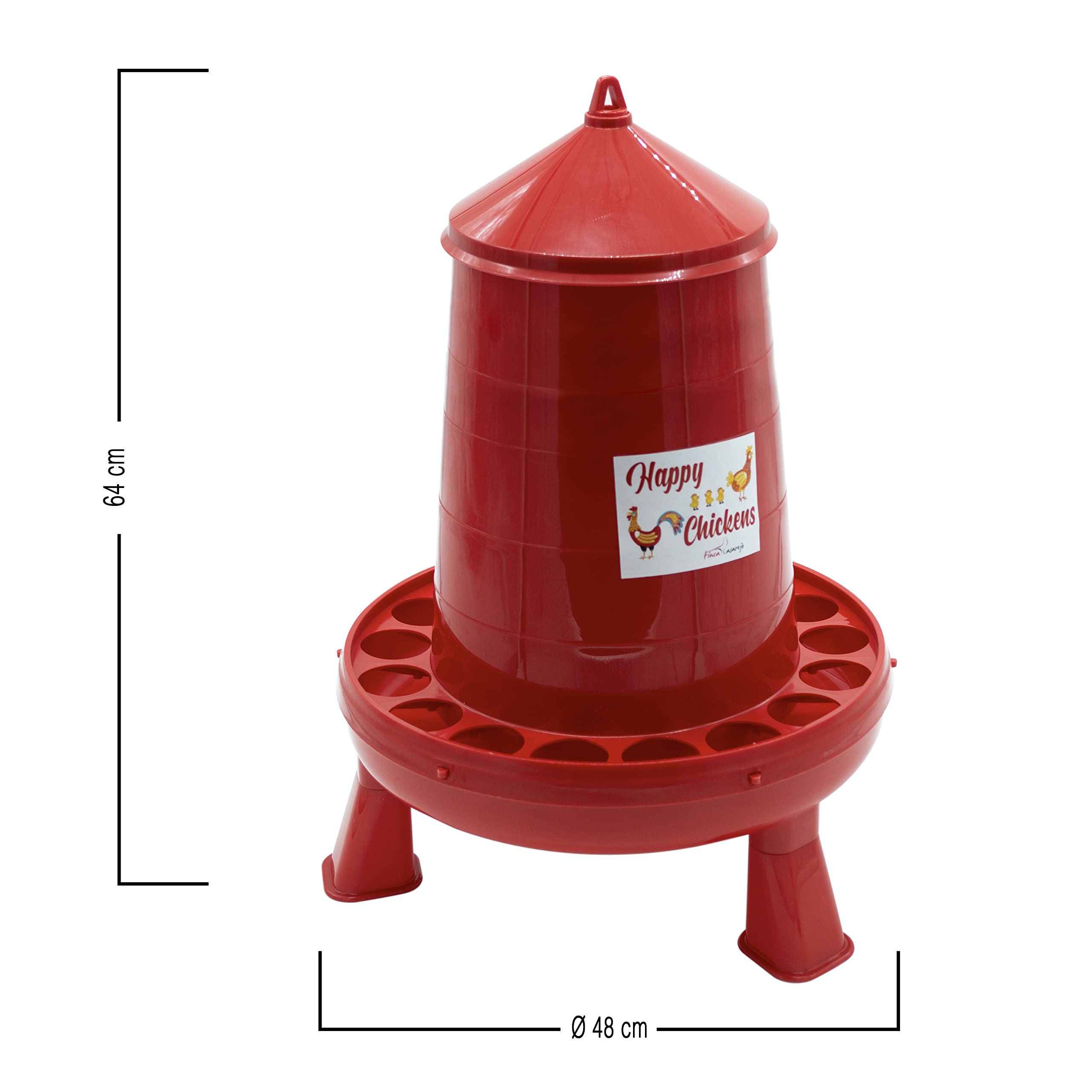 FINCA CASAREJO - Mangiatoia in plastica per uccelli con gambe
