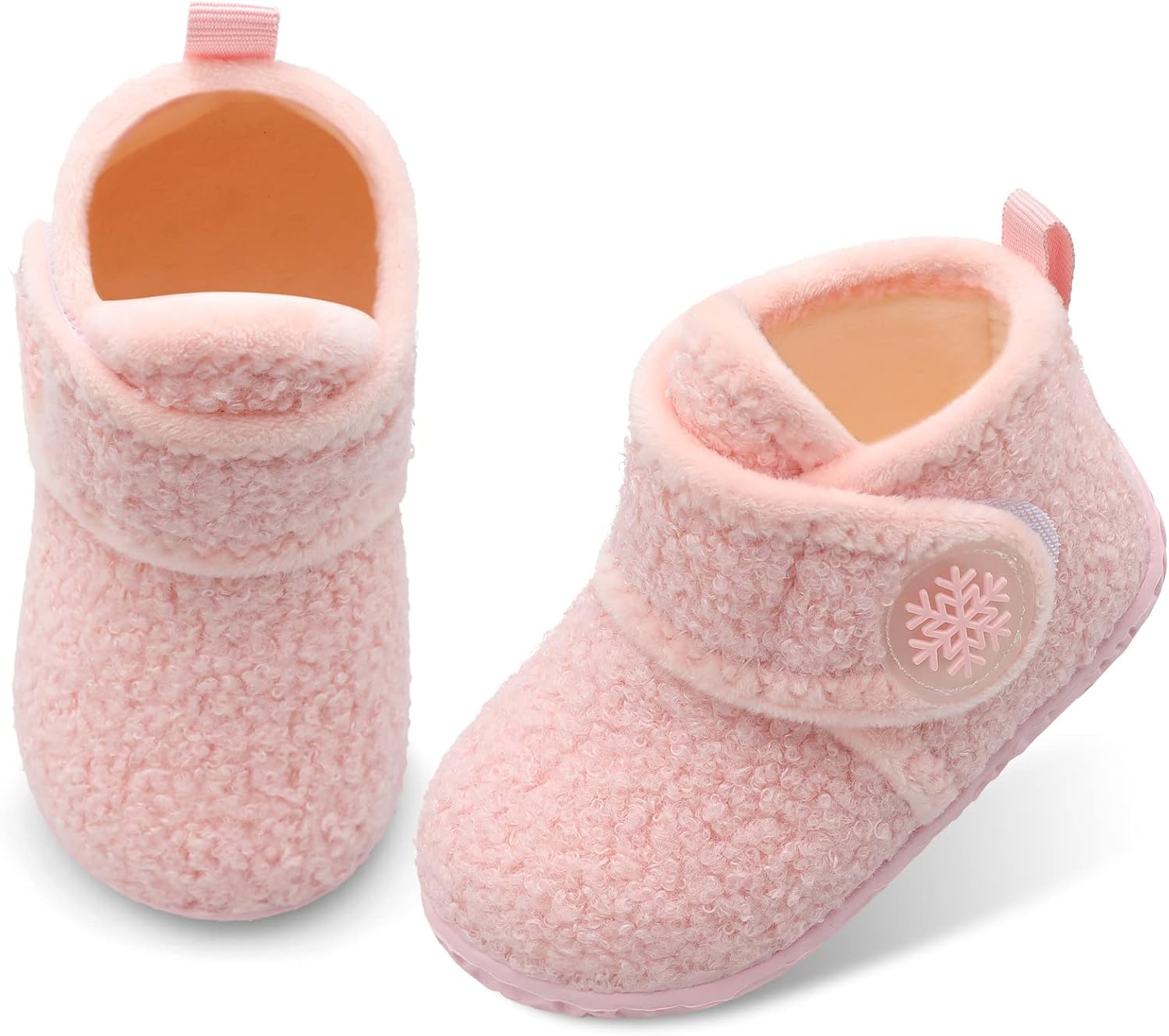 LeIsfIt Toddler Slippers Boys Girls House Slippers Kids Winter Boots Warm Lightweight House Shoes Non-slip Indoor Slipper Shoes - Image 6