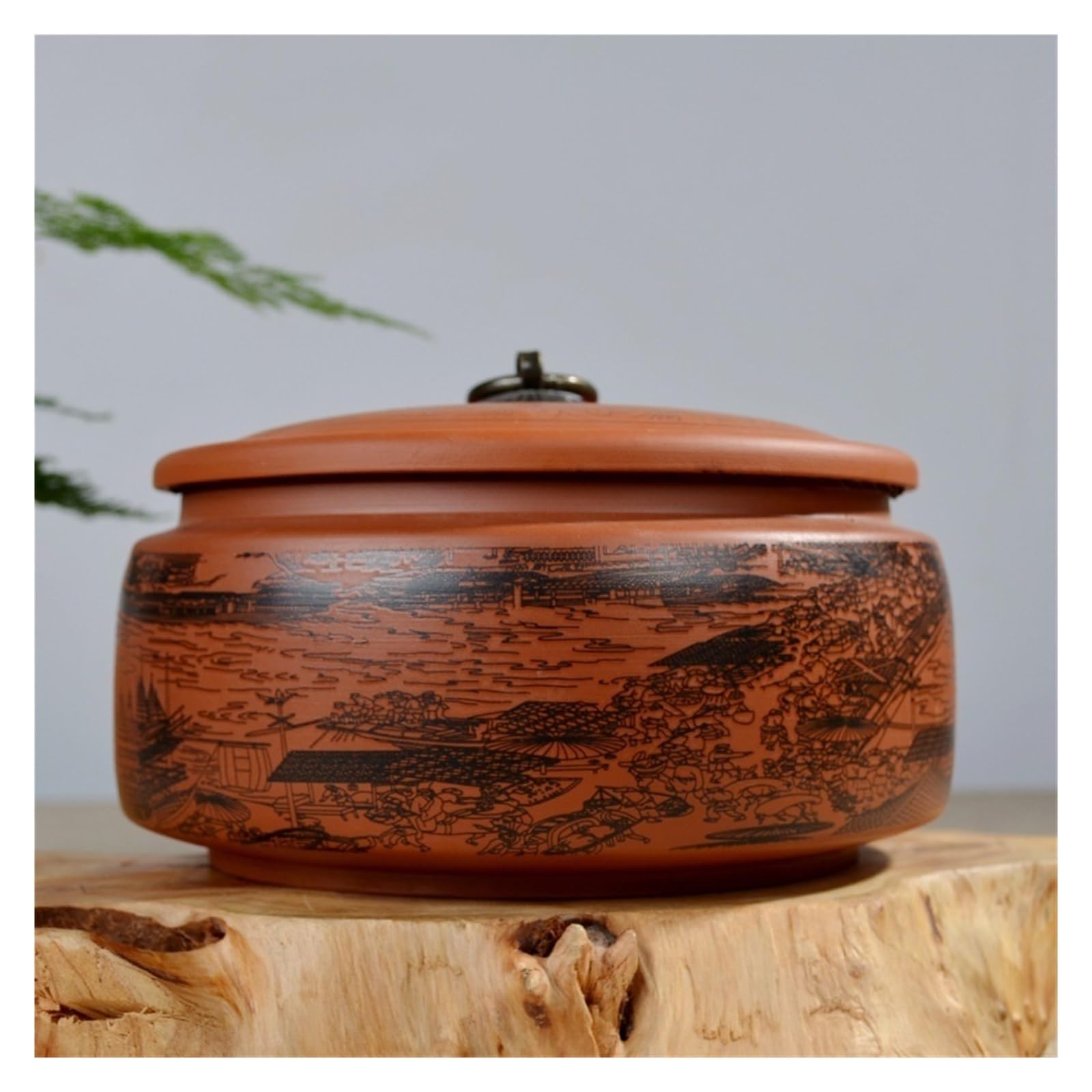 Speisekammer-Aufbewahrungsbehälter Lila Sand versiegeltes Glas mit Deckel, Teedose, chinesische Küche, Vorratsdose, Haushalts-Tee-Kuchendose, kann Tee, Trockenfrüchte, Gewürze usw. aufbewahren. Kerami