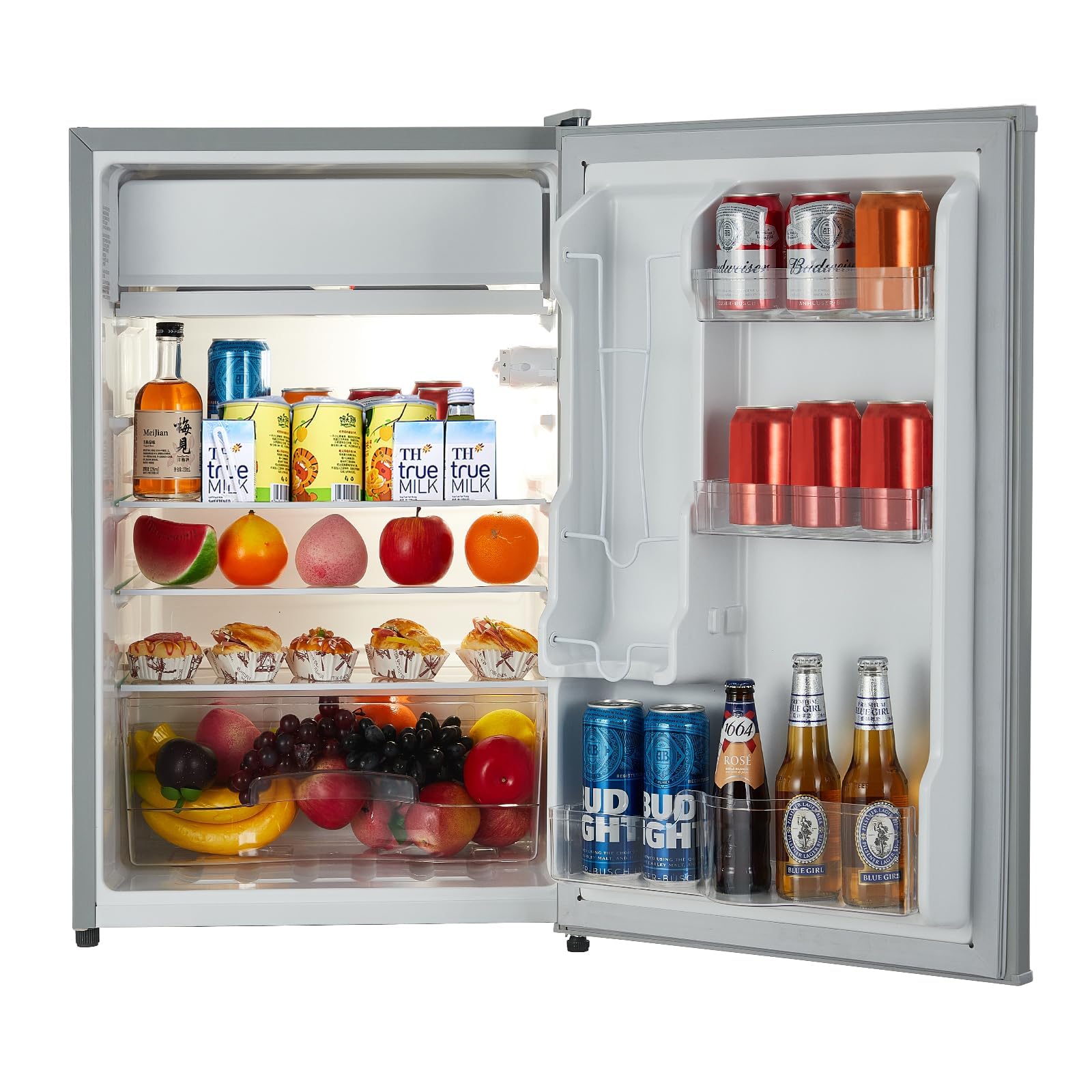 PeacefulHues 4.3 cu ft Compact Freezer White