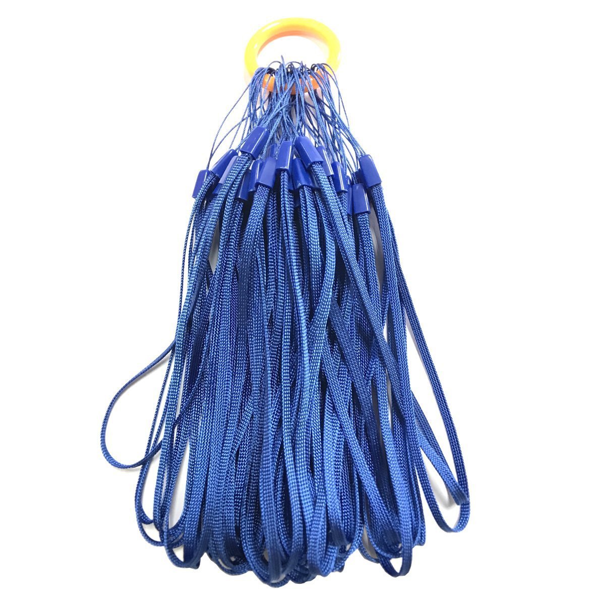 YaxinyHand Wrist Strap Lanyard for Cell Phone, USB Flash Drive, Mp3, Mp4, Mini Camera (50PCS, Blue)