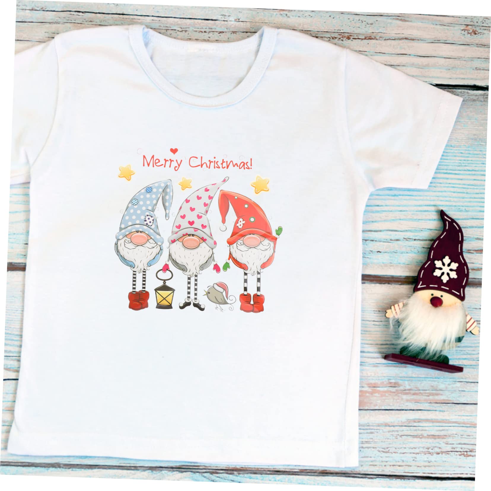 STOBOK 32pezzi Toppe GNOME Termoadesive per Abbigliamento Natalizio Decorazioni Stile GNOME per Magliette e Cuscini per Feste