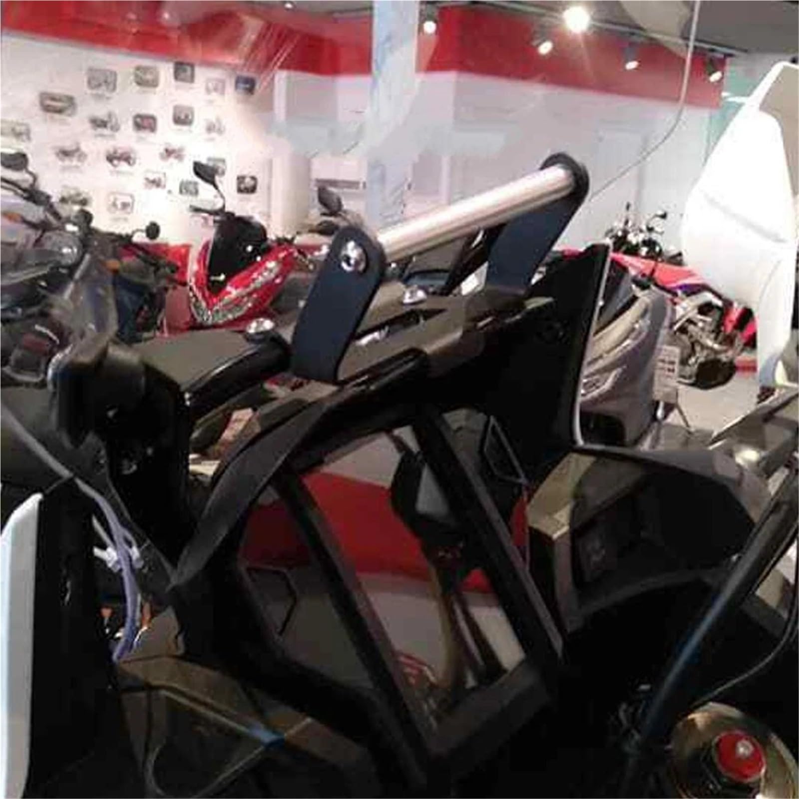 Pasuje do Honda Africa Twin CRF1000L 2018-2019 Uchwyt na telefon komórkowy, uchwyt na nawigację GPS Motocyklowy uchwyt do nawigacji(22mm)