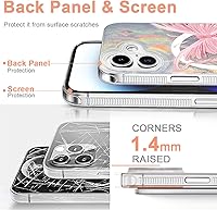 Vista 376 de I-MGAE-IN-AR - Funda diseñada para iPhone 12 y 12 Pro, diseño de mariposa plateada brillante, funda protectora de poliuretano termoplástico, suave