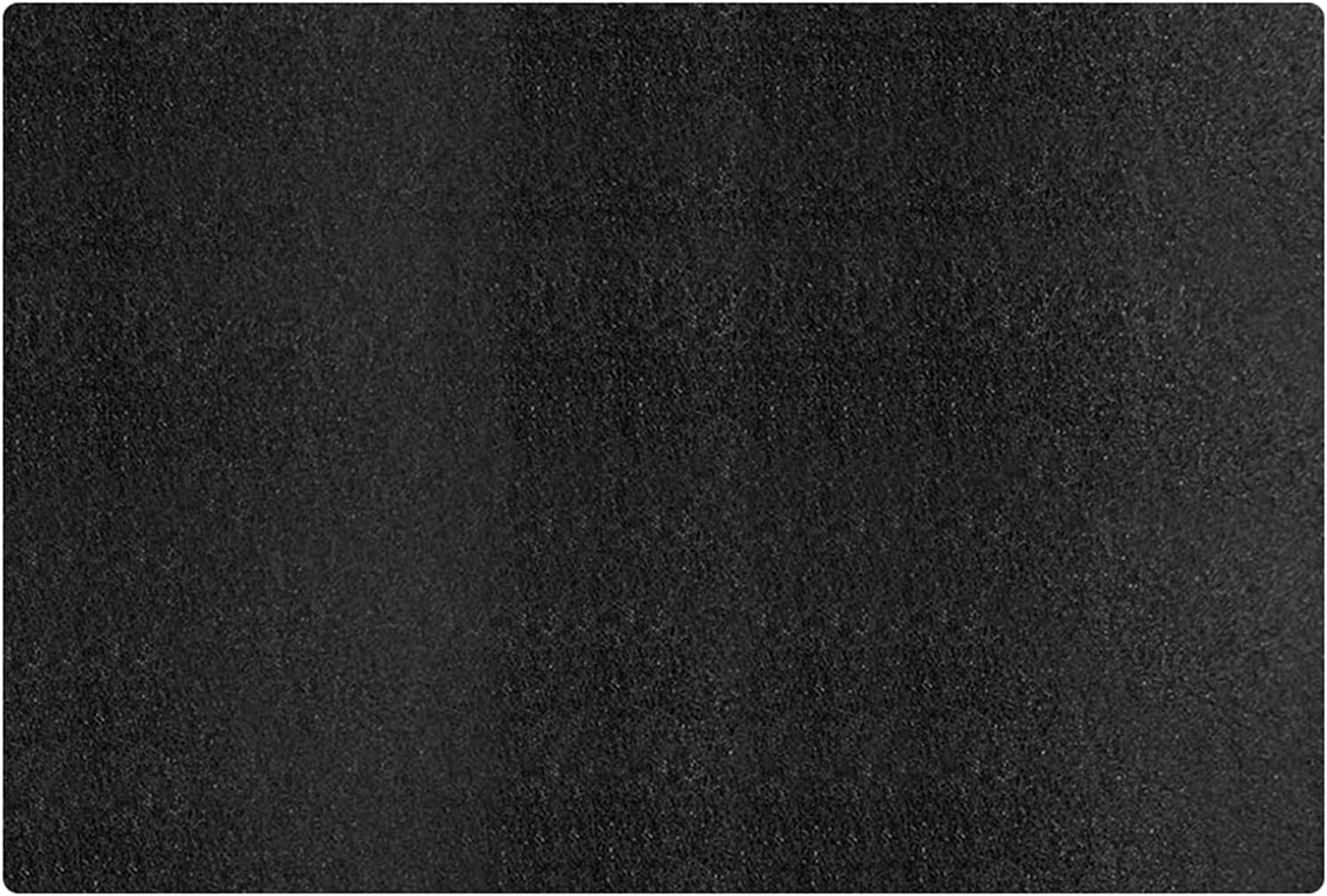 Outdoor/Indoor Furnace zier Heat-Proof Mat Double Thread Waterproof Heat Resistant Wear-Resistant Barbecue Grill Mat(BlackWidth 39in & Length 60in) -Layfoo