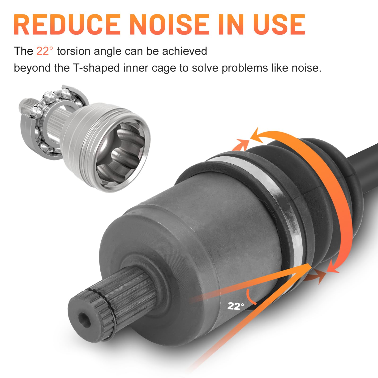 Polaris Sportsman HO/X2 Front Cv Axles Set 400 450 500 570 700 800