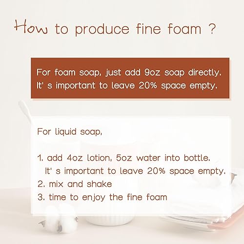 Miniatura 3 de Paquete de 2 dispensadores de espuma de cerámica para manos, color terracota, dispensador de espuma de burbujas onduladas naturales, dispensador de