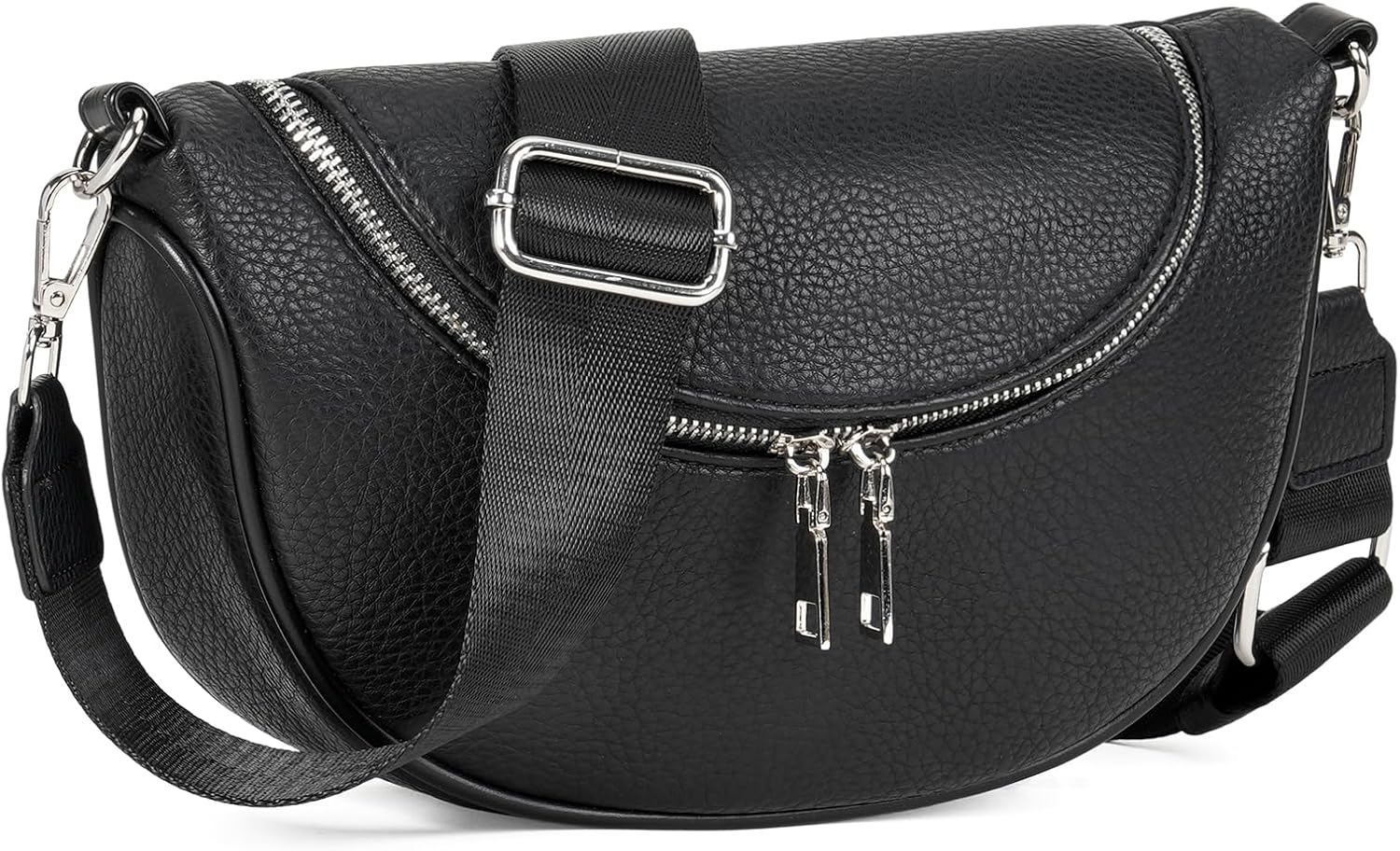 GAEKEAO Crossbody Bags for women Fashion Sling Purse Shoulder Bag Funny Pack Vegan Leather Chest Belt Bum Bag for Travel