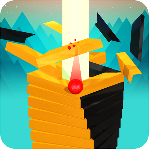 Helix Stack Ball Jump Challenge: Spiral Tower Crash Platforms Smash ...