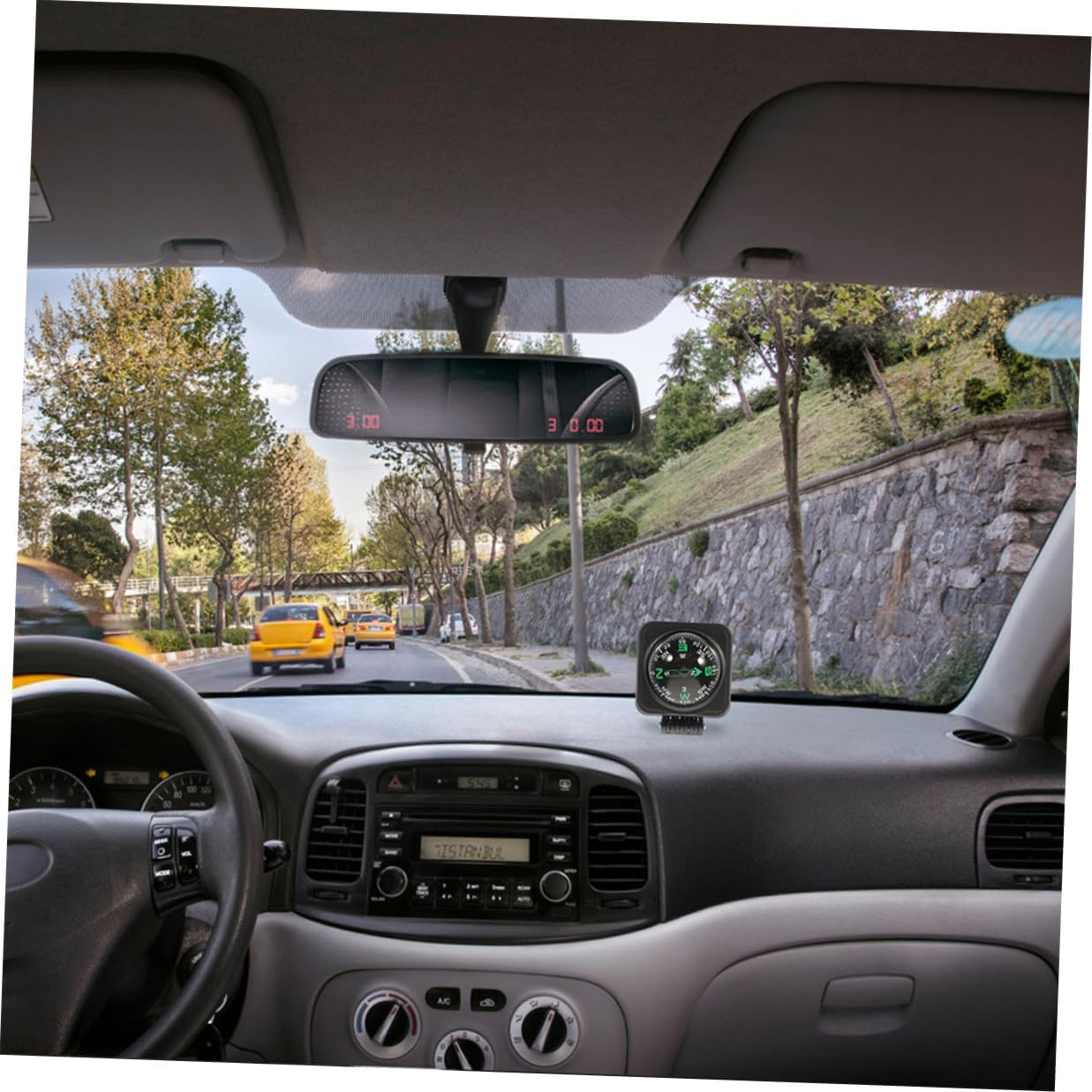 Adjustable Dash Mount Navigation Compass Ball 2pcs for Car Truck Outdoor Use Vehicle Dashboard Direction Pointing Automotive Compass Accessory