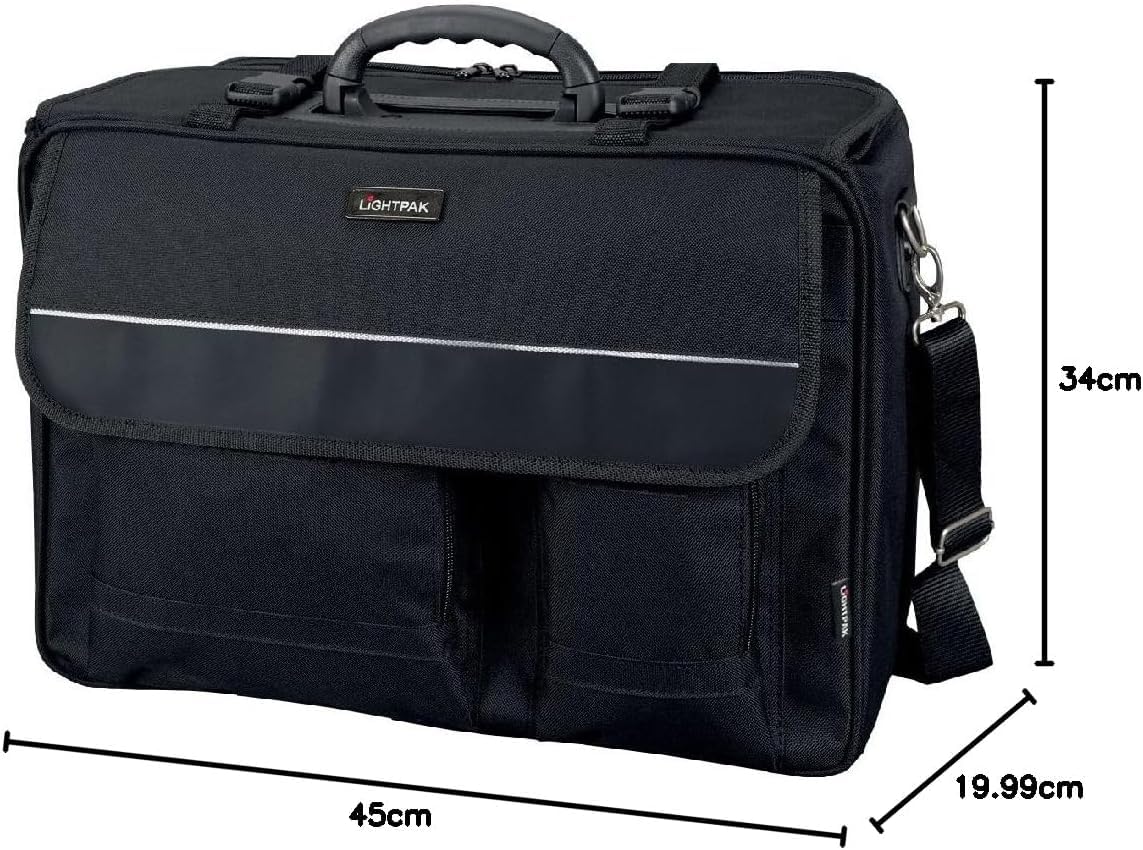 Koffer 46008 - The Flight Pilotenkoffer, aus Polyester, Schwarz 45 x 34 x 20 cm, 11,5 liters 10100194