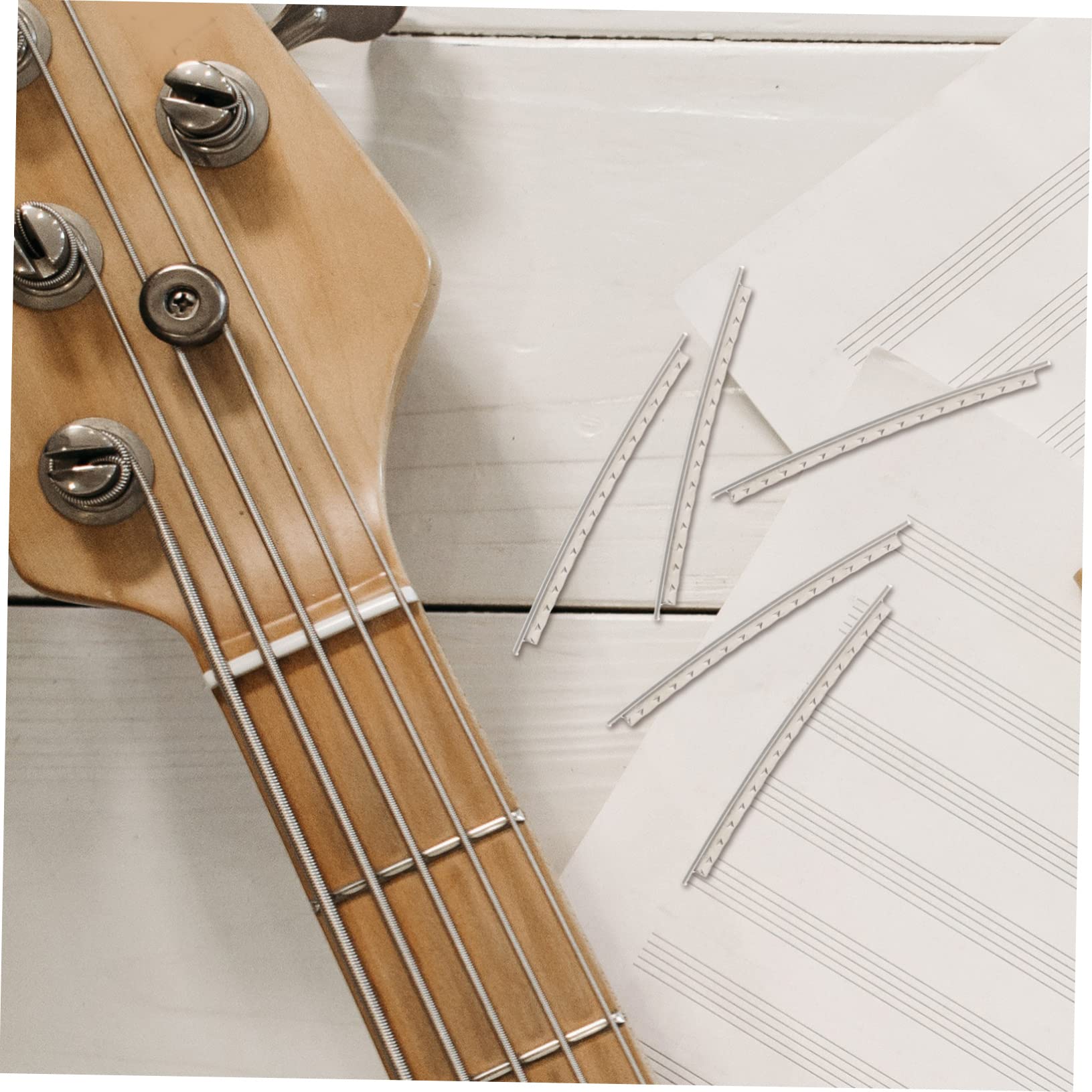 BESTonZON 160 Piezas trastes de guitarra acustica kit de alambre de traste guitarra traste de cobre guitarras suministro de guitarra alambre de guitarra duradero guitarra eléctrica