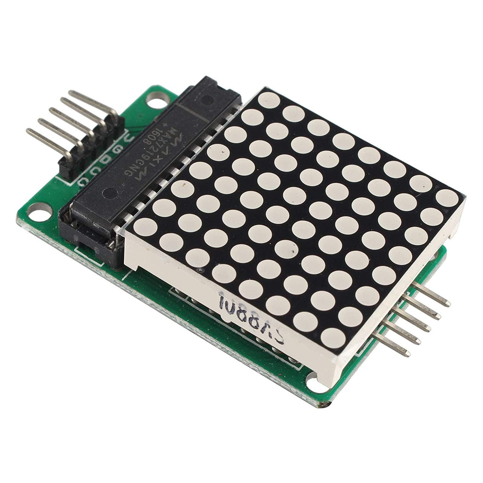 Lot de 3 modules de contrôle MCU à Matrice de Points 7219 compatibles avec Arduino avec câble Dupont
