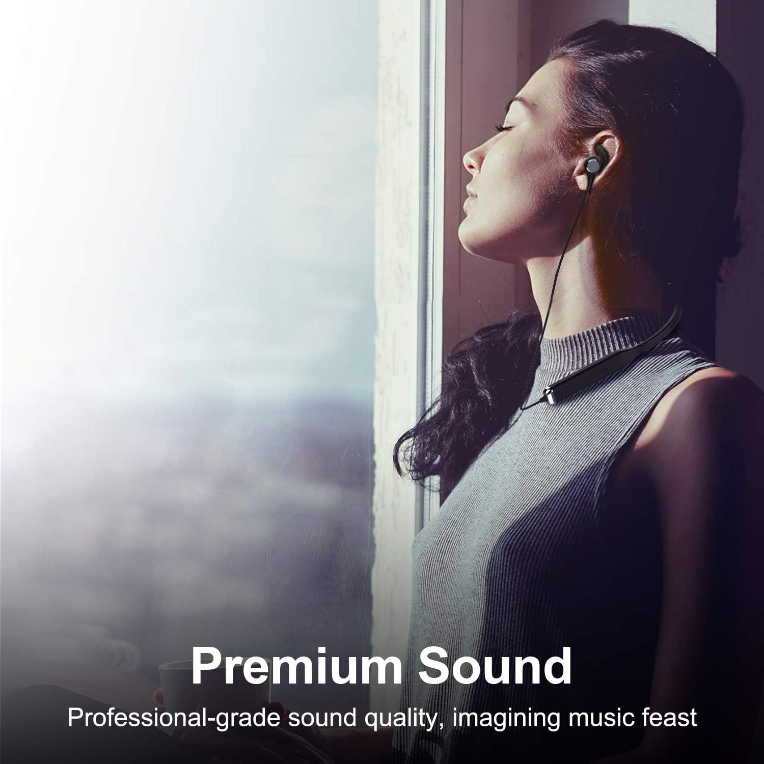 Nеw Dеаl Active Noise Cancelling Headphones, NYZ Noise Reduction Earphones in-Ear Bluetooth Stereo Earbuds with Microphone Volume Control Magnets 10 Hours Playtime (Latest Version)