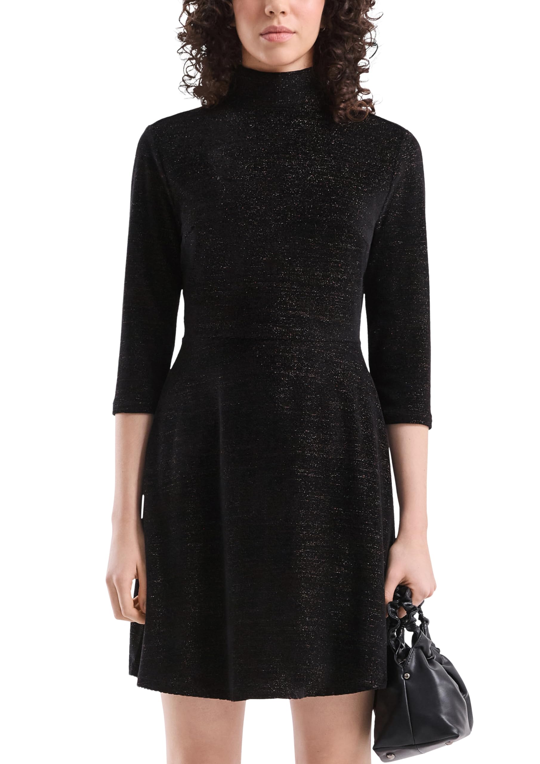 QS Samtkleid mit Glitzer