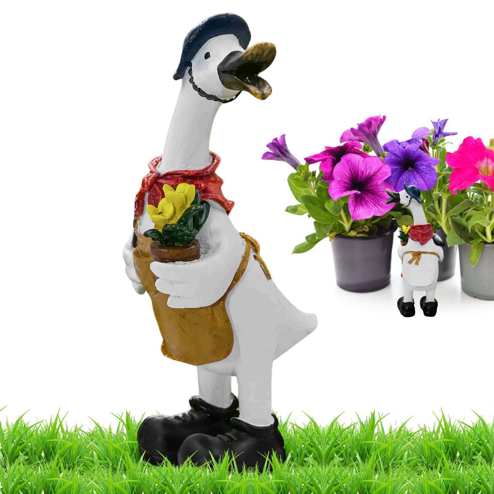 Figurine de canard pour bassin et pelouse : sublimez la décoration de votre jardin