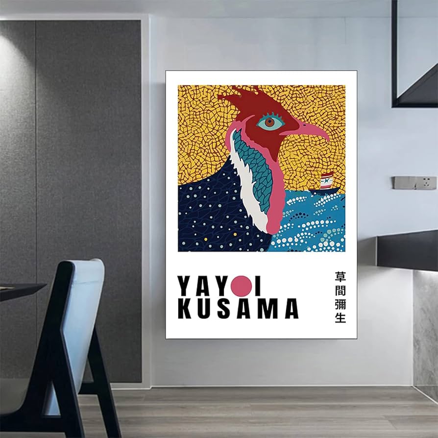 Amazon.co.jp: Yayoi Kusama草間彌生 ポスター Poster 抽象