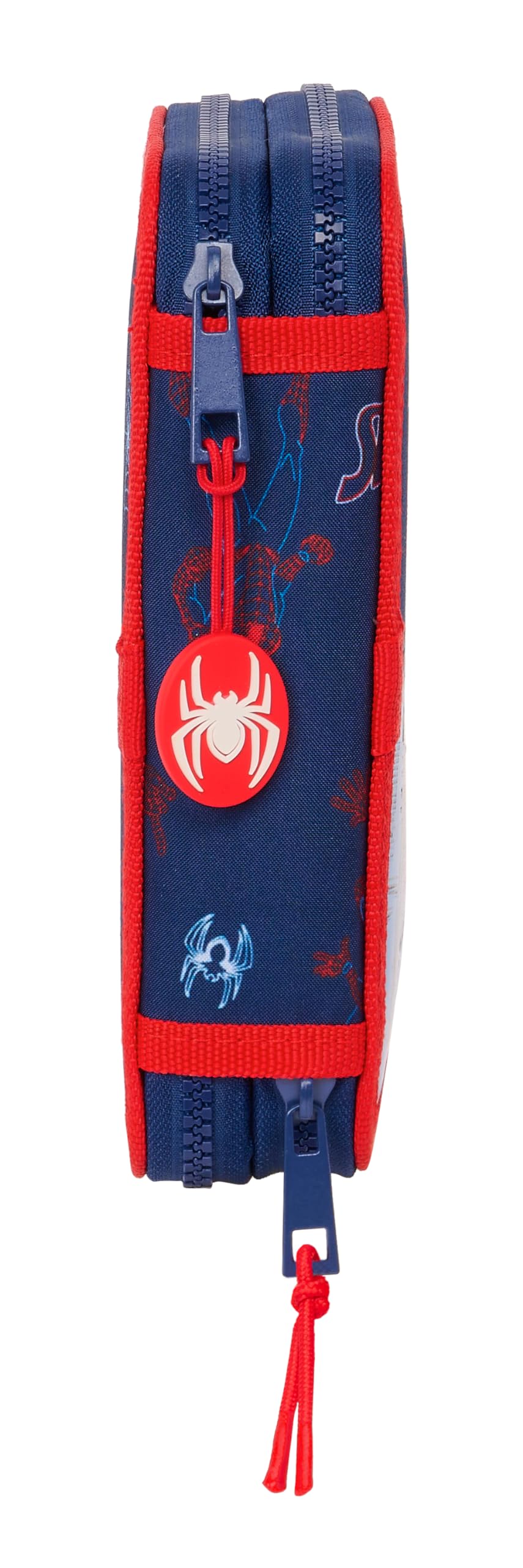 Safta SPIDERMAN Neon, Children's School Pencil Case, Pencil Case with Colours, with 28 Tools Included - Image 3