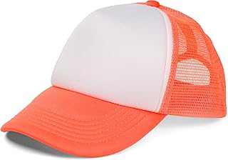 Gorra de Malla Unisex de 5 Paneles, Gorra de Camionero, Gorra de béisbol, Cierre Ajustable Tipo Click y Snap 04023007