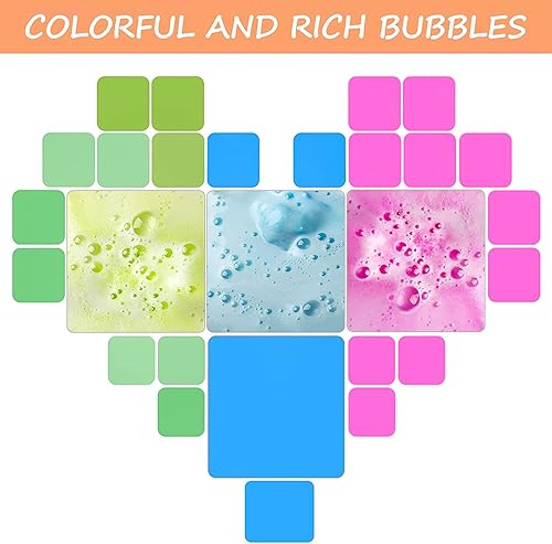 Miniatura 3 de Bombas de baño para niños, bombas de baño XXXL con sorpresa en el interior, regalos de unicornios para niñas, baño de burbujas orgánico natural para