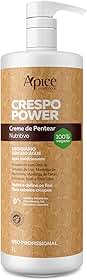 Ápice Creme de Pentear Nutritivo Crespo Power | Definição e Brilho Máximo | 1000ml
