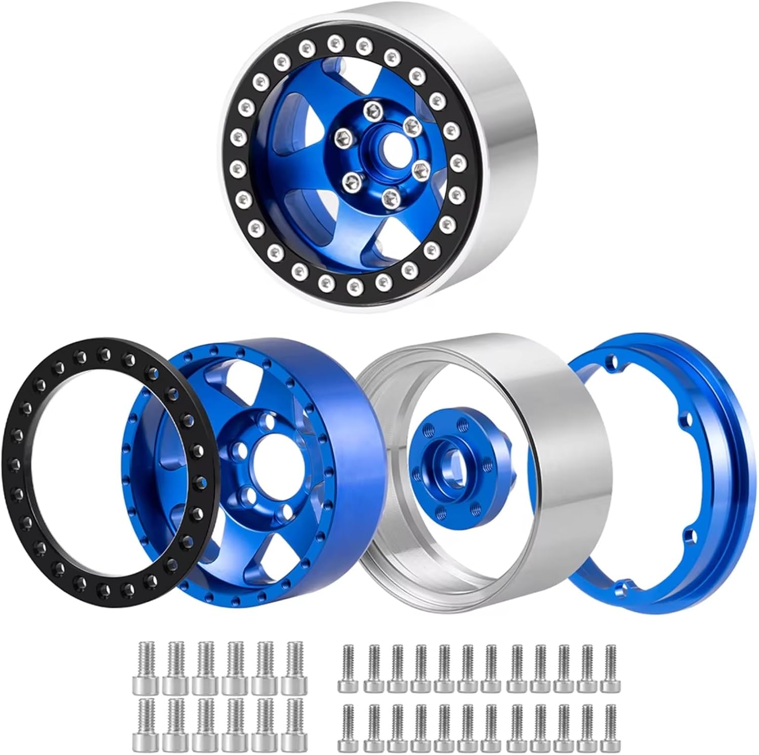 RCアクセサリー For Axial For SCX10 CC01 D90 For TRX4 For TRX6 1/10 1.9イン