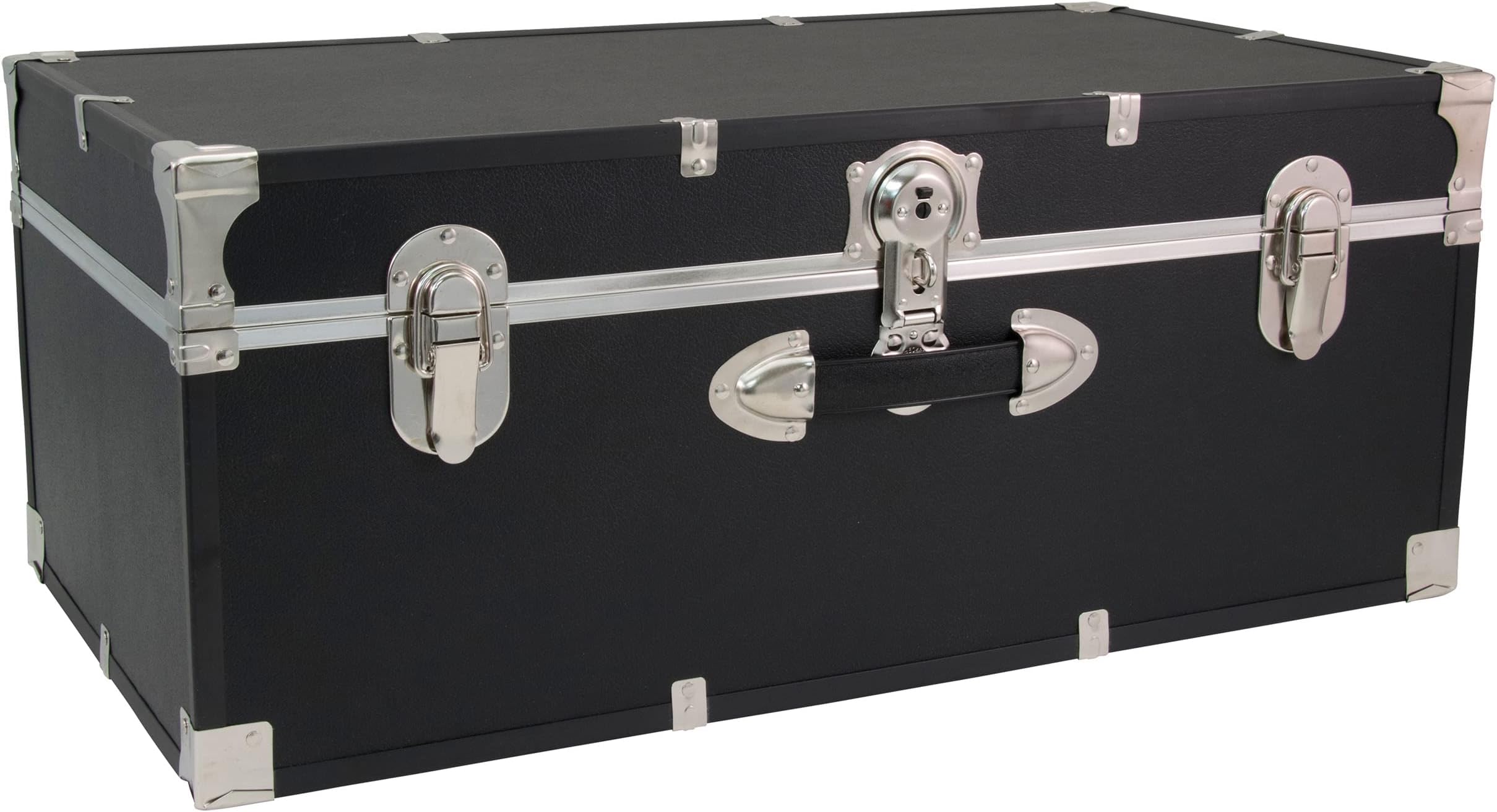 Seward Essential Trunk with Lock, Black, 30-Inch