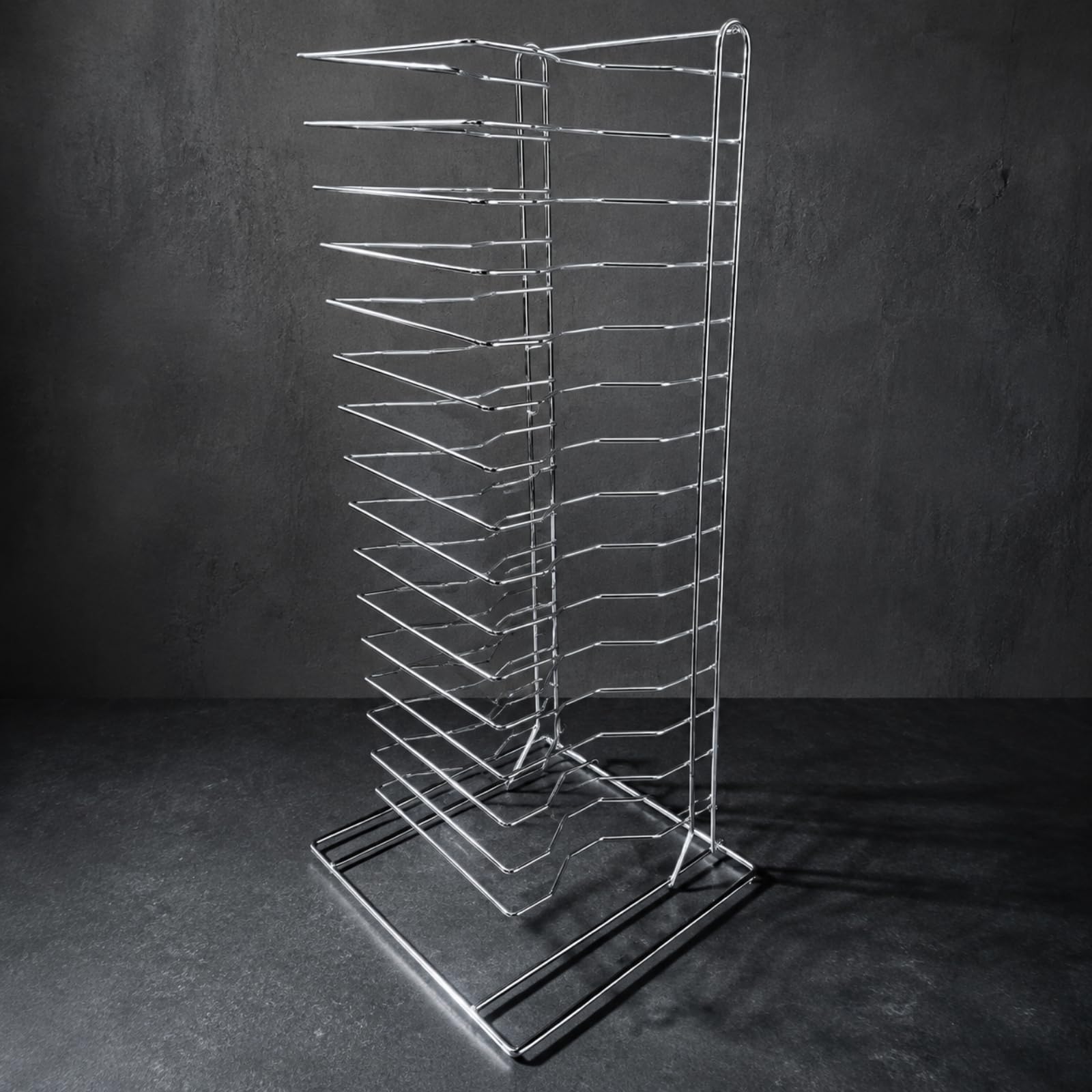 Teglie per Pizza da Piano Resistente Scaffale da Facile Pulire Pulire per Pizzerie, Domestiche, Preparazione Alimenti, 11 Strati