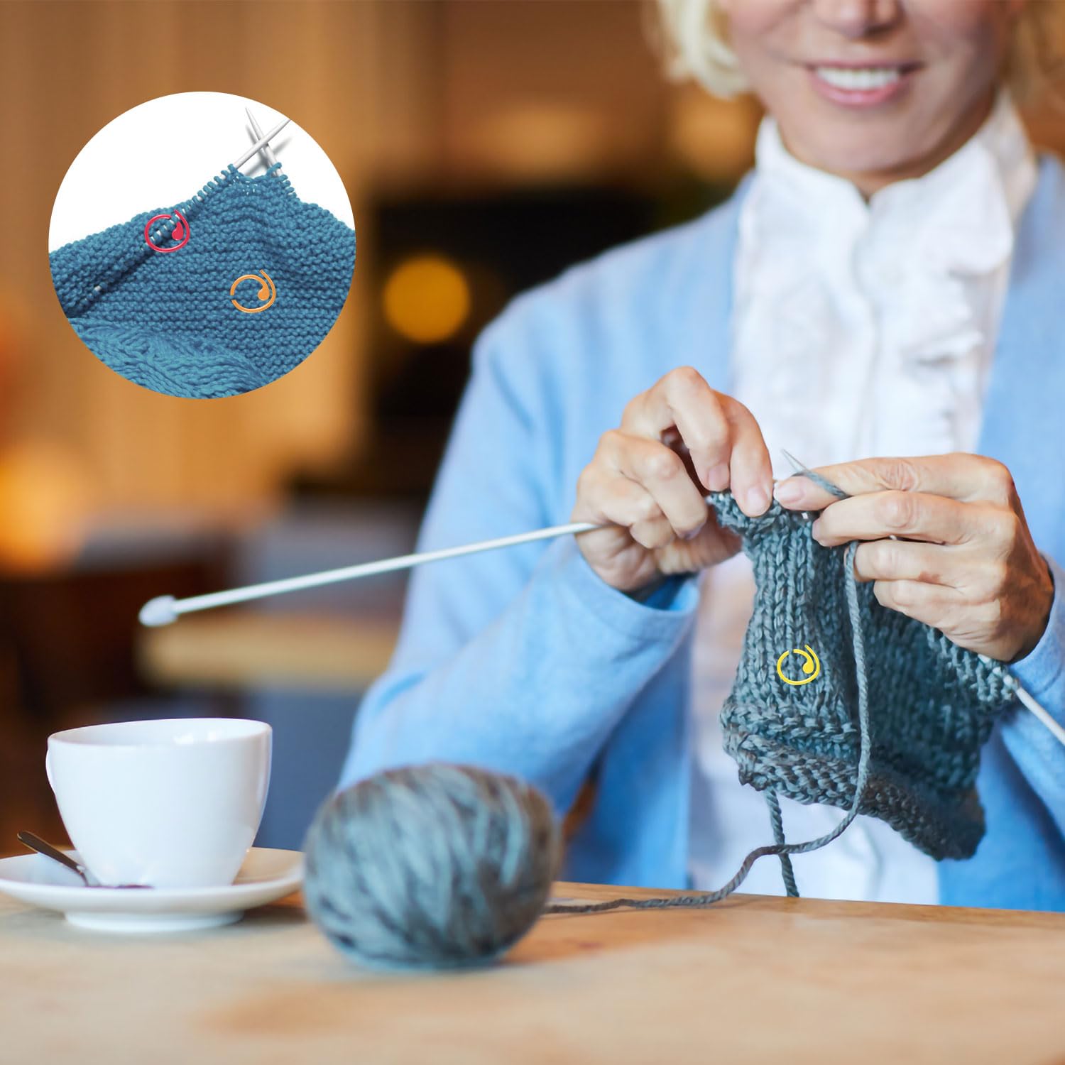 Set Di 60 Pennarelli Per Punto - Per Lavori A Maglia E Uncinetto, 12
