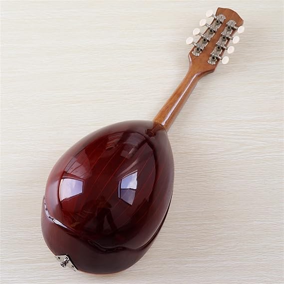 TSTS Mandolin Musical Instrument Hand-Made Solid Spruce Wood Mandolin 31 Inch Wood Spruce Top 8 String Mandolin Guitar (Color : 01)