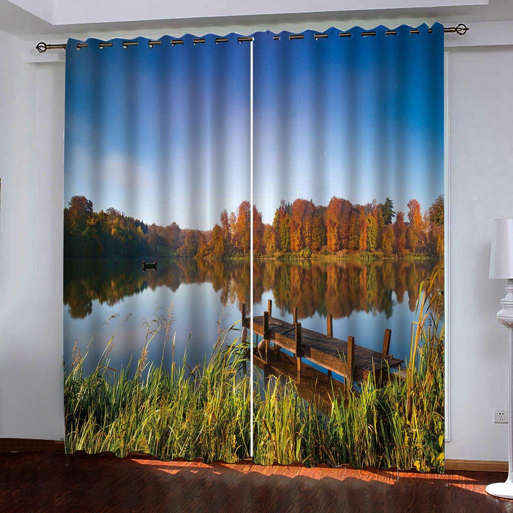 Rideaux occultants anti chaleur isolant thermique paysage nature