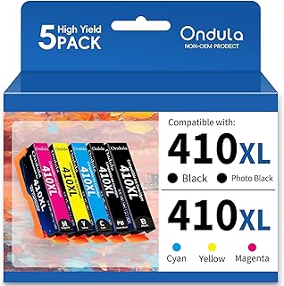 410XL インクカートリッジ 再生品 Epson 410XL 410 XL T410XL用 Epson Expression XP-830 XP-7100 XP-640 XP-530に対応 (ブラック、シアン、マゼンタ、イエロー、フォトブラック)