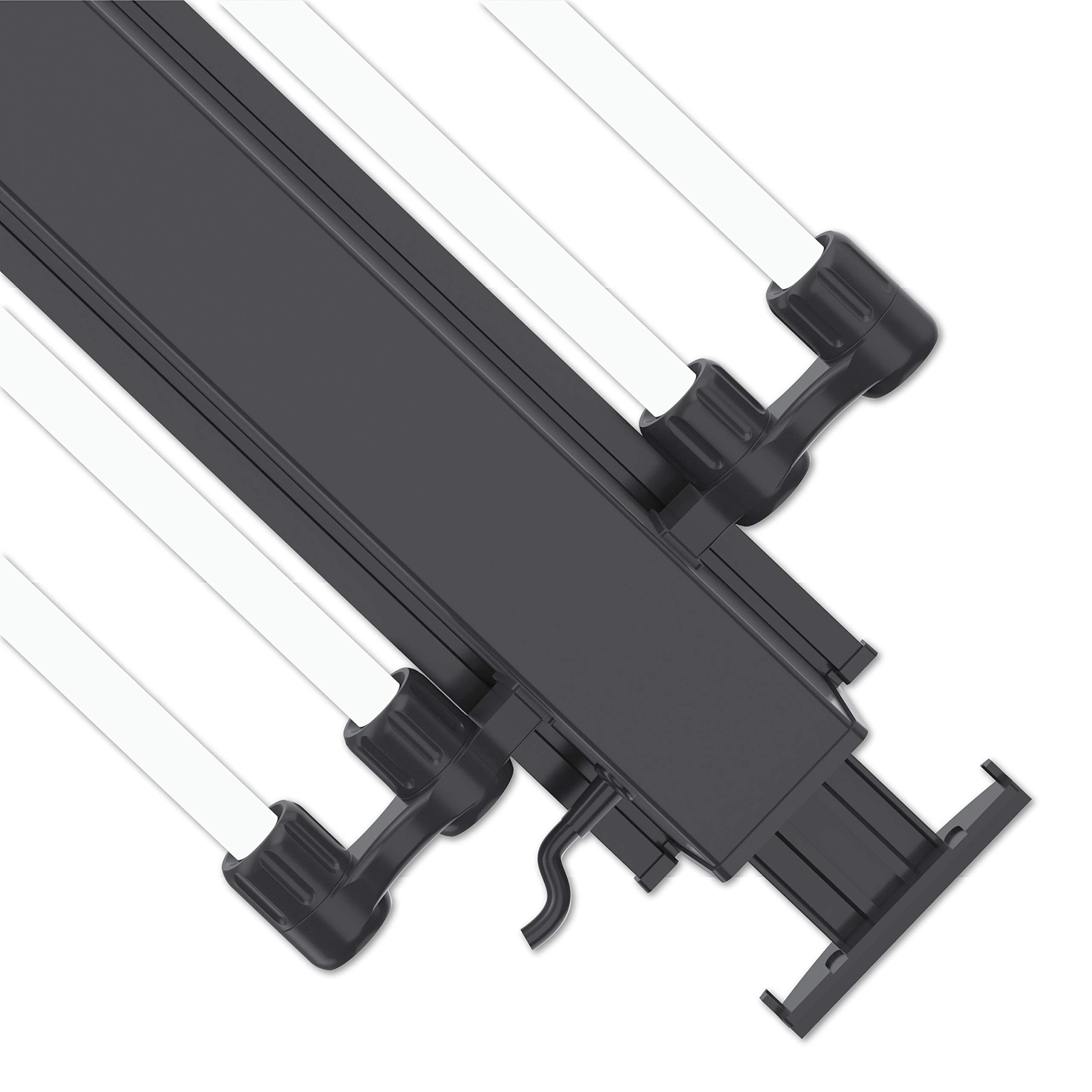 iQuatics Aquarium-Beleuchtung, zum Aufhängen, 120 cm, 4 Röhren, T5-Beleuchtungseinheit