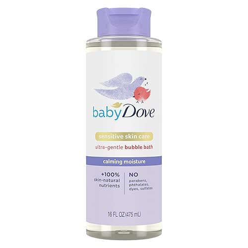 Baby Dove Baño de burbujas calmante humedad para piel nutrida y sueño más reparador Cuidado de la piel sensible con nutrientes naturales para la