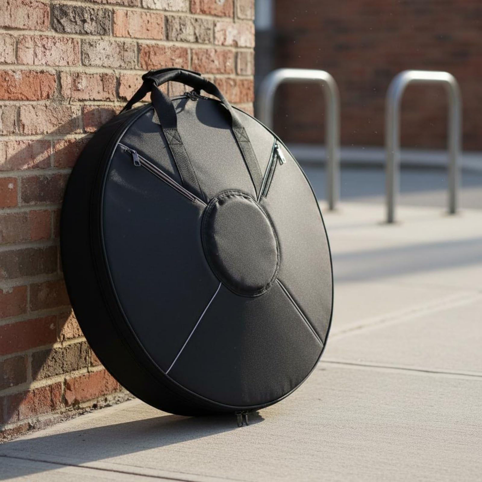 Harilla Housse de Batterie Sac d'Instrument Étui Tambour Protection Coussinée Oxford Polyester Robuste Port à Dos et Main Poche Avant Utile Adaptée aux Répétitions Leçons Scènes Trajets