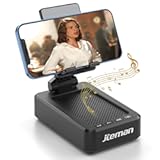 Cell Phone Stand with Wireless Bluetooth Speaker and Anti-Slip Base HD Surround Sound Perfect for Home and Outdoors with Bluetooth Speaker for Desk Compatible with iPhone&sol;ipad&sol;Samsung Galaxy