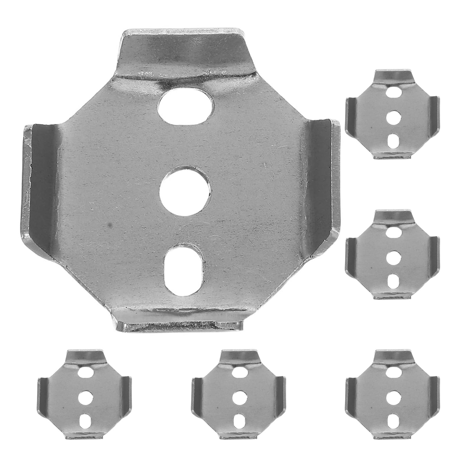 Separadores de acero inoxidable 38x38 mm GALPADA para montaje arquitectónico de toalleros de baño