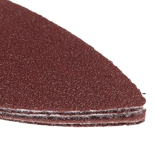 Miniatura 6 de 200 piezas de almohadillas de lijado para dedos, papel de lija para dedos con gancho y bucle para herramienta multifunción oscilante para dedos,