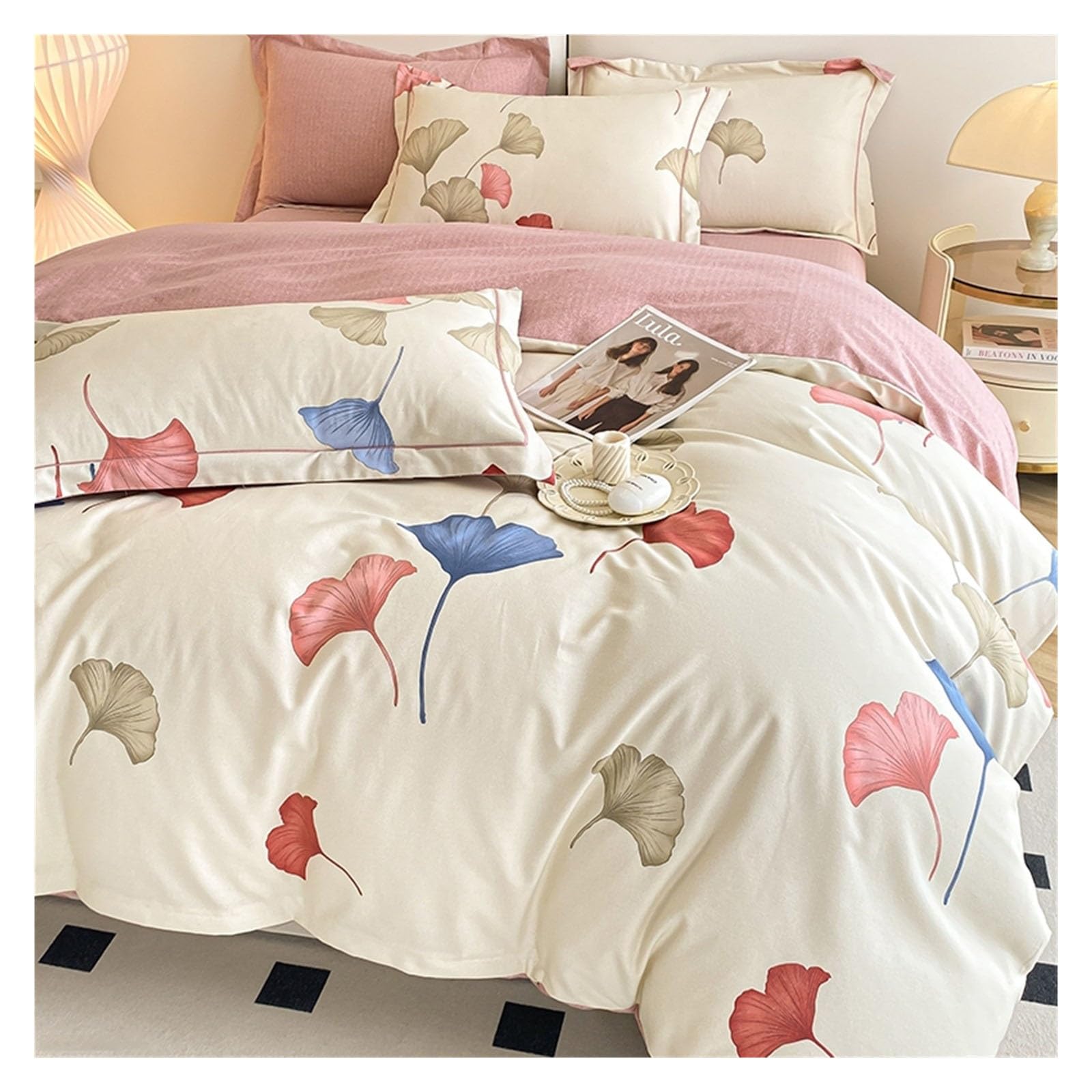 Linge de lit à motifs floraux pour transformer votre chambre en un havre de paix printanier