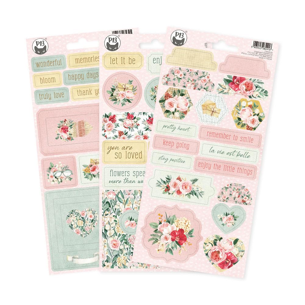 Flowerish Chipboard Stickers 4.1
