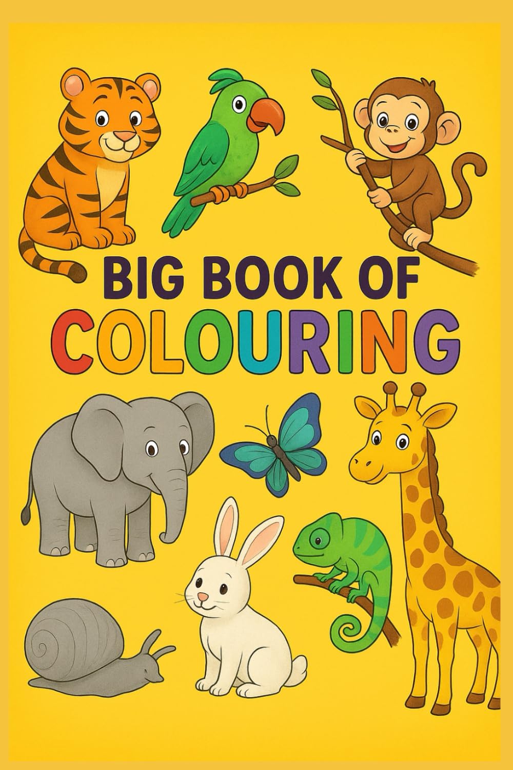 Big Book of Colouring: Animals: For Children Ages 4+ (Big Books of Colouring (Ages 4+)